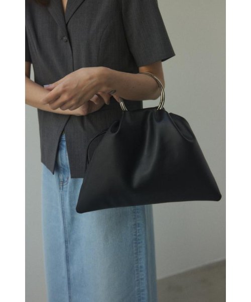 BLACK BY MOUSSY(ブラックバイマウジー)/ring handle bag/BLK