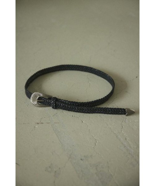 BLACK BY MOUSSY(ブラックバイマウジー)/knitting belt/BLK