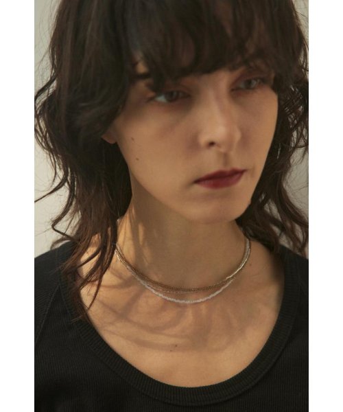 BLACK BY MOUSSY(ブラックバイマウジー)/small beads necklace/BRN