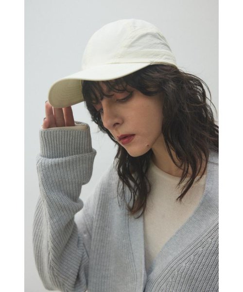 BLACK BY MOUSSY(ブラックバイマウジー)/nylon cap/O/WHT1