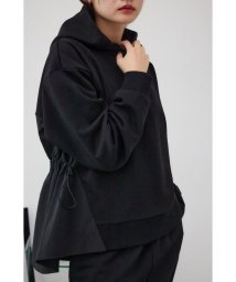 AZUL by moussy(アズールバイマウジー)/フハクドッキングパーカー/BLK