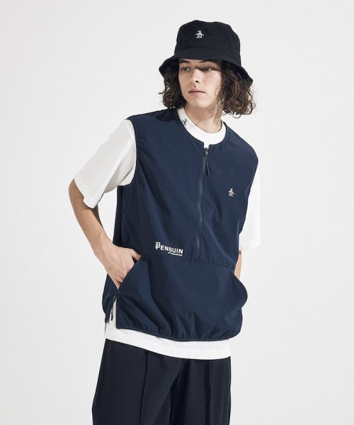 Penguin by Munsingwear(ペンギン　バイ　マンシングウェア)/【永山瑛太着用】UTILITY PULLOVER VEST / ユーティリティープルオーバーベスト/ネイビー