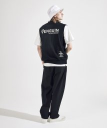 Penguin by Munsingwear(ペンギン　バイ　マンシングウェア)/INTARSIA KNIT VEST / インターシャニットベスト/ブラック