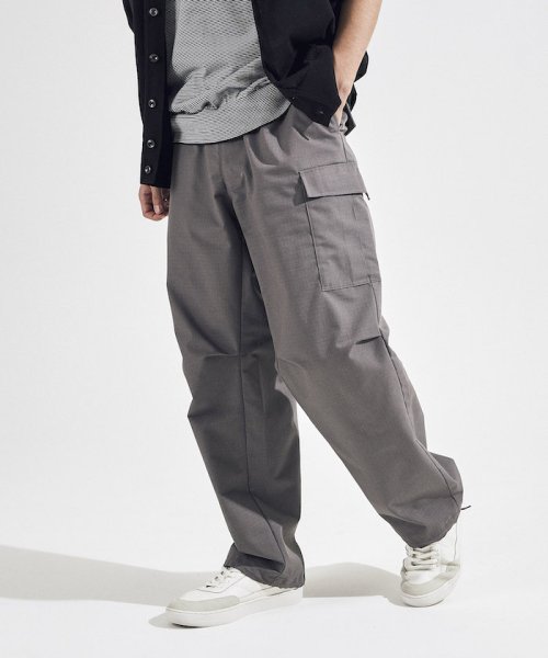 Penguin by Munsingwear(ペンギン　バイ　マンシングウェア)/RIP STOP GOLF TROUSERS / リップストップゴルフトラウザー/グレー