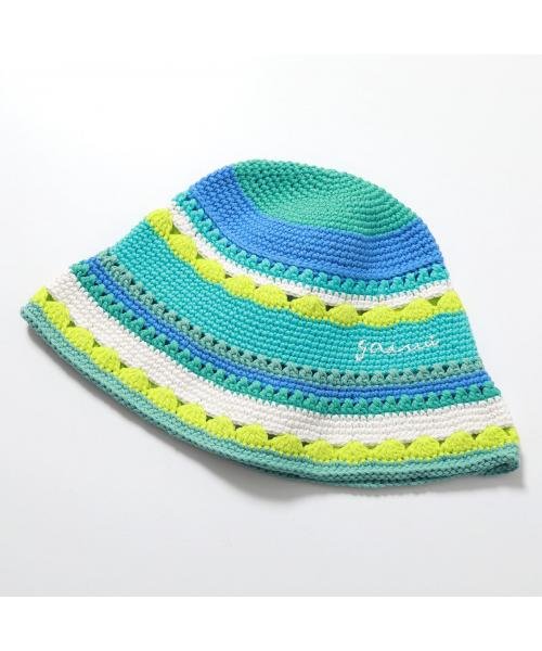セール】GANNI クロシェ バケットハット Cotton Crochet Bucket Hat 