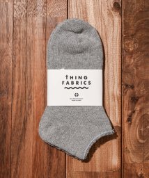 ar/mg(エーアールエムジー)/【8】【TFOT－1051】【THING FABRICS】TF Organic Heather Pile Socks/グレー