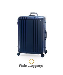 ASIA LUGGAGE(アジアラゲージ)/アジアラゲージ デカかるEdge スーツケース Lサイズ 96L 受託無料 大容量 大型 フレームタイプ ストッパー付き A.L.I ALI－070R－28/ブルー