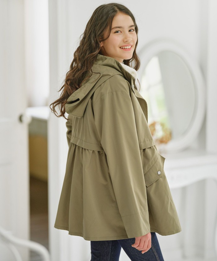 メゾピアノ 130 ライナー付きモッズコート