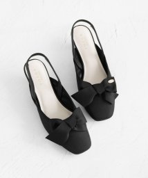 TOCCA(TOCCA)/NUANCE RIBBON BACKSTRAP SANDALS サンダル/ブラック系