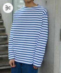 URBAN RESEARCH DOORS(アーバンリサーチドアーズ)/FORK&SPOON　ボートネックボーダー/OFF×BLU