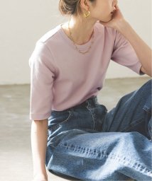 NOBLE/《追加》スビンコットン5分袖Tシャツ/505872044