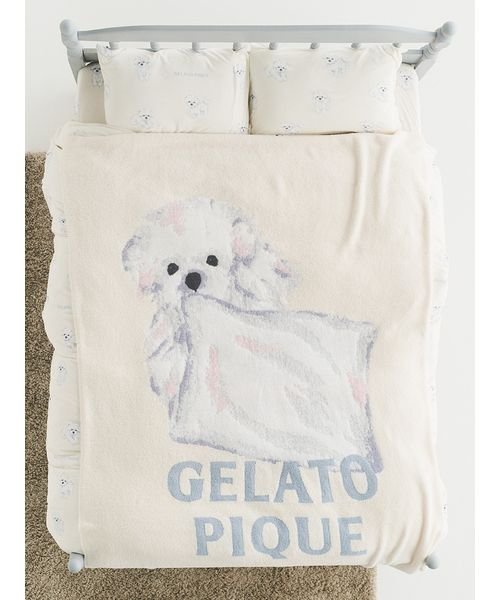 gelato pique Sleep(gelato pique Sleep)/【Sleep】SLEEP DOG ジャガードマルチカバー/IVR