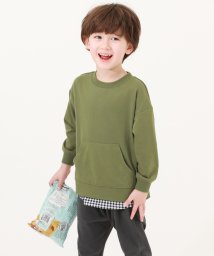 devirock/【つむぱぱコラボ】お着替えしなくていいセットアップ 子供服 キッズ 男の子 女の子 ルームウェア 長袖ルームウェア パジャマ /505870611