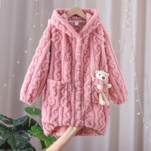 BACKYARD FAMILY(バックヤードファミリー)/着る毛布子供ルームウェア nakrw4200/ピンク