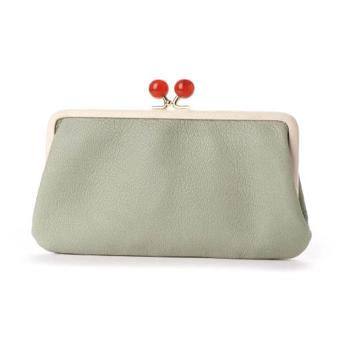 perche ペルケ アクリル玉がま口長財布 perche ペルケ