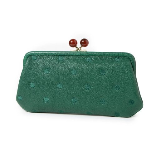 perche ペルケ アクリル玉がま口長財布 perche ペルケ