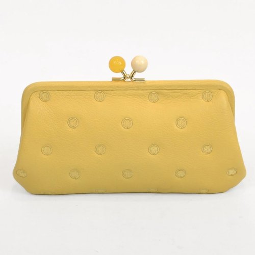 perche ペルケ アクリル玉がま口長財布 perche ペルケ