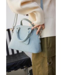 AZUL by moussy/デニムダブルジッパーハンドバッグ/505872535