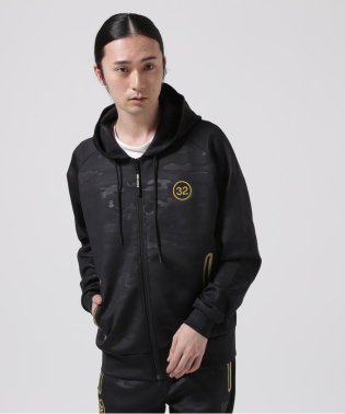 RoyalFlash/SY32 by SWEETYEARS/DOUBLE KNIT LOGO ZIP HOODIE/505872640