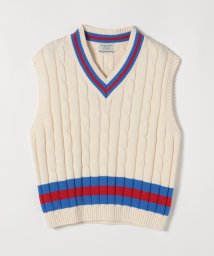 SHIPS any WOMEN/Oldderby Knitwear: コットン クリケット ニット ベスト/505872806