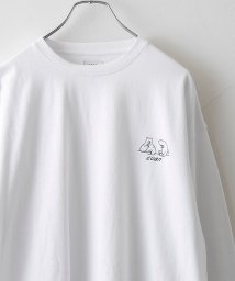 coen(coen)/【WEB限定】Ryo　Kaneyasu×コーエンベアロングスリーブTシャツ/WHITE