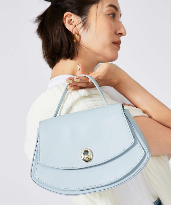 LOWELLThings 【Oggi掲載】Ecla/レザー3WAYショルダーバッグ ライトブルー F LOWELLThings 【Oggi掲載】Ecla/レザー3WAYショルダーバッグ ライトブルー F