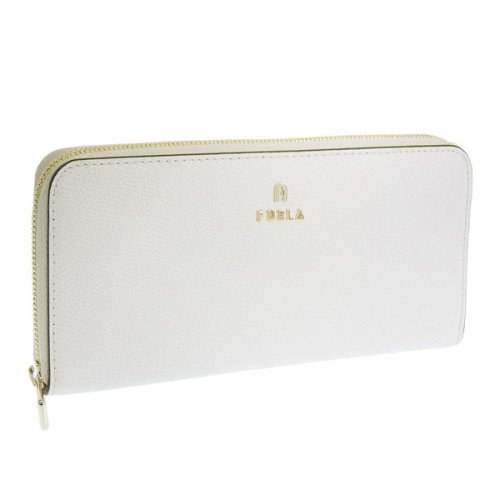 FURLA(フルラ)/FURLA フルラ CAMELIA XL ZIP AROUND WALLET カメリア ジップ アラウンド ウォレット 長財布 レザー XLサイズ/ホワイト