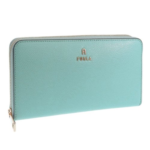 FURLA(フルラ)/FURLA フルラ CAMELIA XL ZIP AROUND WALLET カメリア ジップ アラウンド ウォレット 長財布 レザー XLサイズ/ブルー