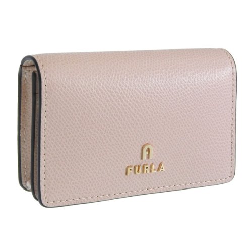 FURLA(フルラ)/FURLA フルラ CAMELIA カメリア カード ケース 名刺入れ レザー/ピンク