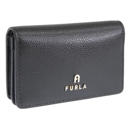 FURLA(フルラ)/FURLA フルラ CAMELIA カメリア カード ケース 名刺入れ レザー/ブラック