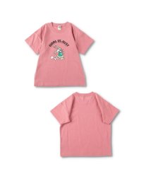 BRANSHES(ブランシェス)/【WEB限定/DRC/お肌に嬉しい綿100％】アソートグラフィック半袖Tシャツ/ローズピンク