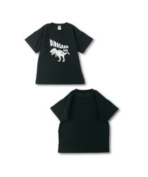 BRANSHES(ブランシェス)/【WEB限定/DRC/お肌に嬉しい綿100％】アソートグラフィック半袖Tシャツ/ブラック
