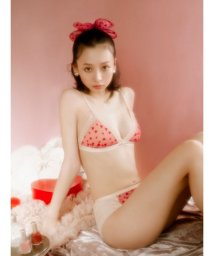 LILY BROWN Lingerie(LILY BROWN Lingerie)/【LILY BROWN Lingerie】ブラレットセット/メニーハート/RED