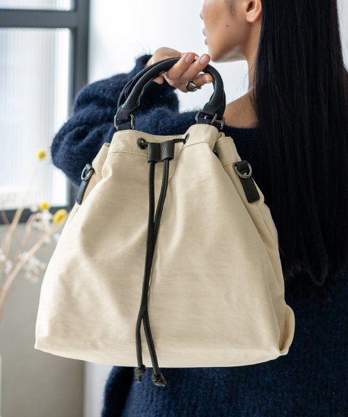 巾着バッグ トートバッグ ショルダーバッグ 3wayバッグ ハンドメイド 