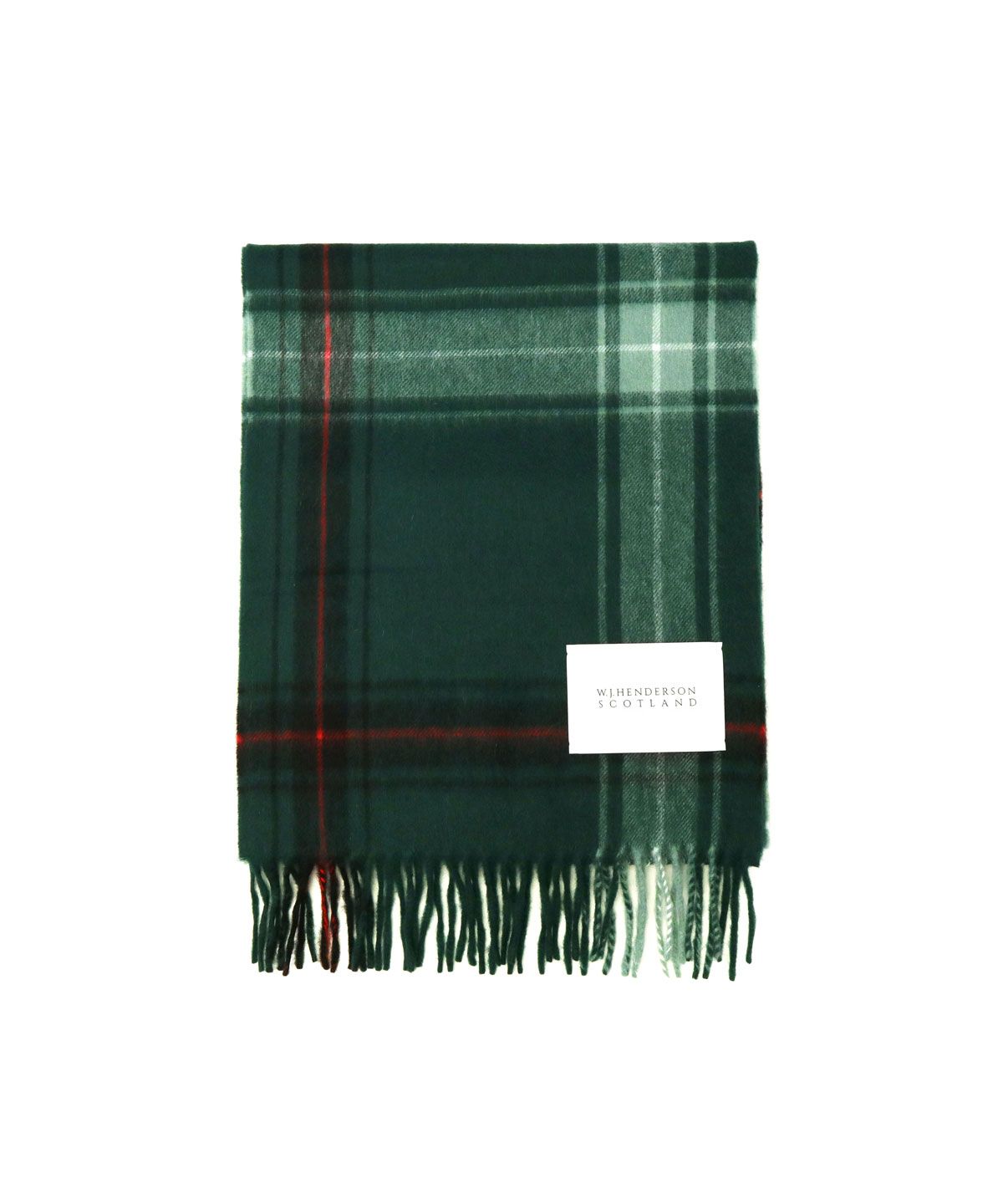 ダブルジェイヘンダーソン スコットランド マフラー チェック W.J.HENDERSON SCOTLAND イギリス製 WOVEN SCARF  WJHA－02