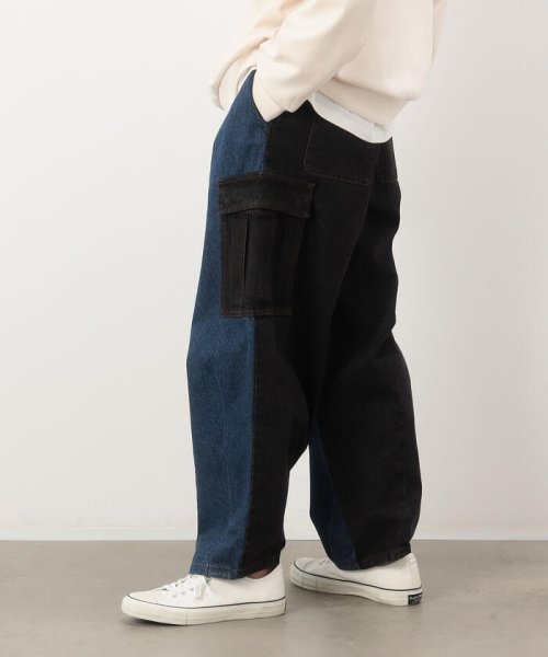 COMME CA ISM ブラックデニム 度重なっ ジーンズ メンズ Sサイズ