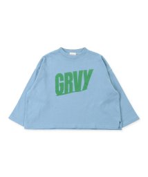 GROOVY COLORS(グルービーカラーズ)/GRVY SUPER WIDEシルエットTシャツ/ライトブルー
