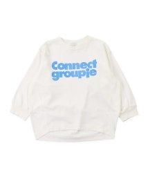 GROOVY COLORS(グルービーカラーズ)/コクーン 長袖Tシャツ/ホワイト