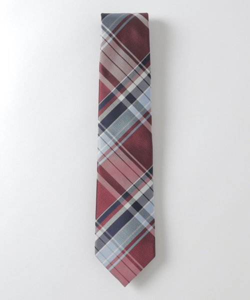 カラーバスケットコンビチェックタイ ネクタイ・カフスボタン U1299317871(10010円)