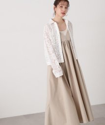 N Natural Beauty Basic(エヌナチュラルビューティベーシック)/ボリュームキャミワンピース 24SS/ベージュ