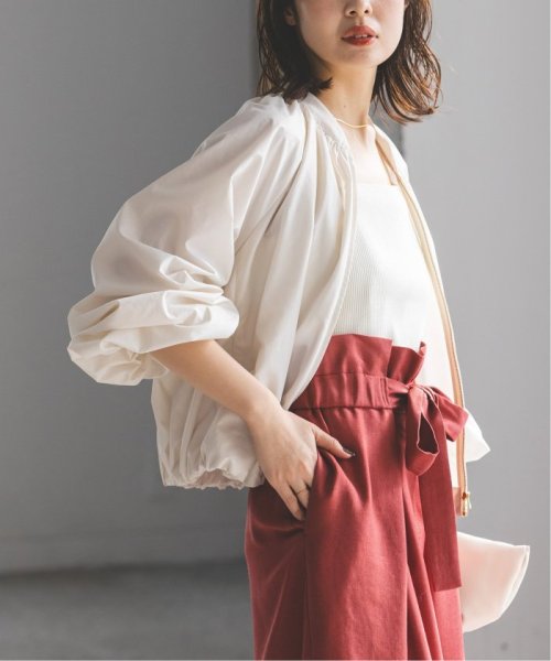 メタルタイプライターパフブルゾン 