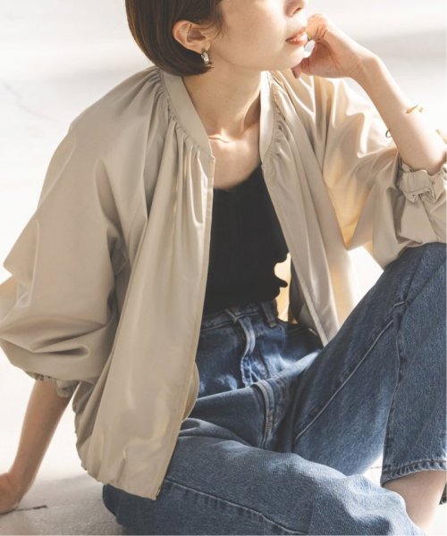 メタルタイプライターパフブルゾン 