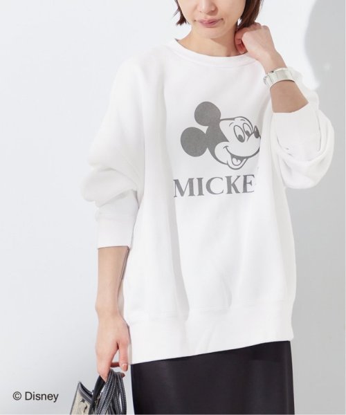 journal standard  L'essage (ジャーナルスタンダード　レサージュ)/《追加2》【MICKEY】スウェットプルオーバー/ホワイト