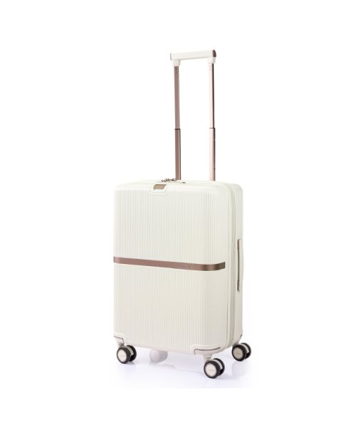 Samsonite(サムソナイト)/サムソナイト スーツケース Mサイズ 53L/60L 軽量 拡張機能 中型 静音キャスター Samsonite Minter  SPINNER61 HH5－00/アイボリー