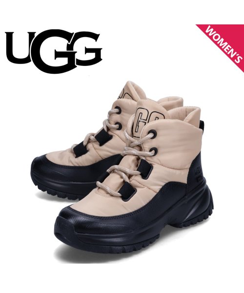UGG アグ ブーツ ヨセ パッファー レース レディース 厚底 防水 YOSE PUFFER LACE ベージュ 1143844 UGG アグ ヨセ パッファー レース YOSE PUFFER LACE