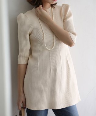 La Totalite/【TORRAZZO DONNA/トラッゾドンナ】別注peplum silkette knit/505876883