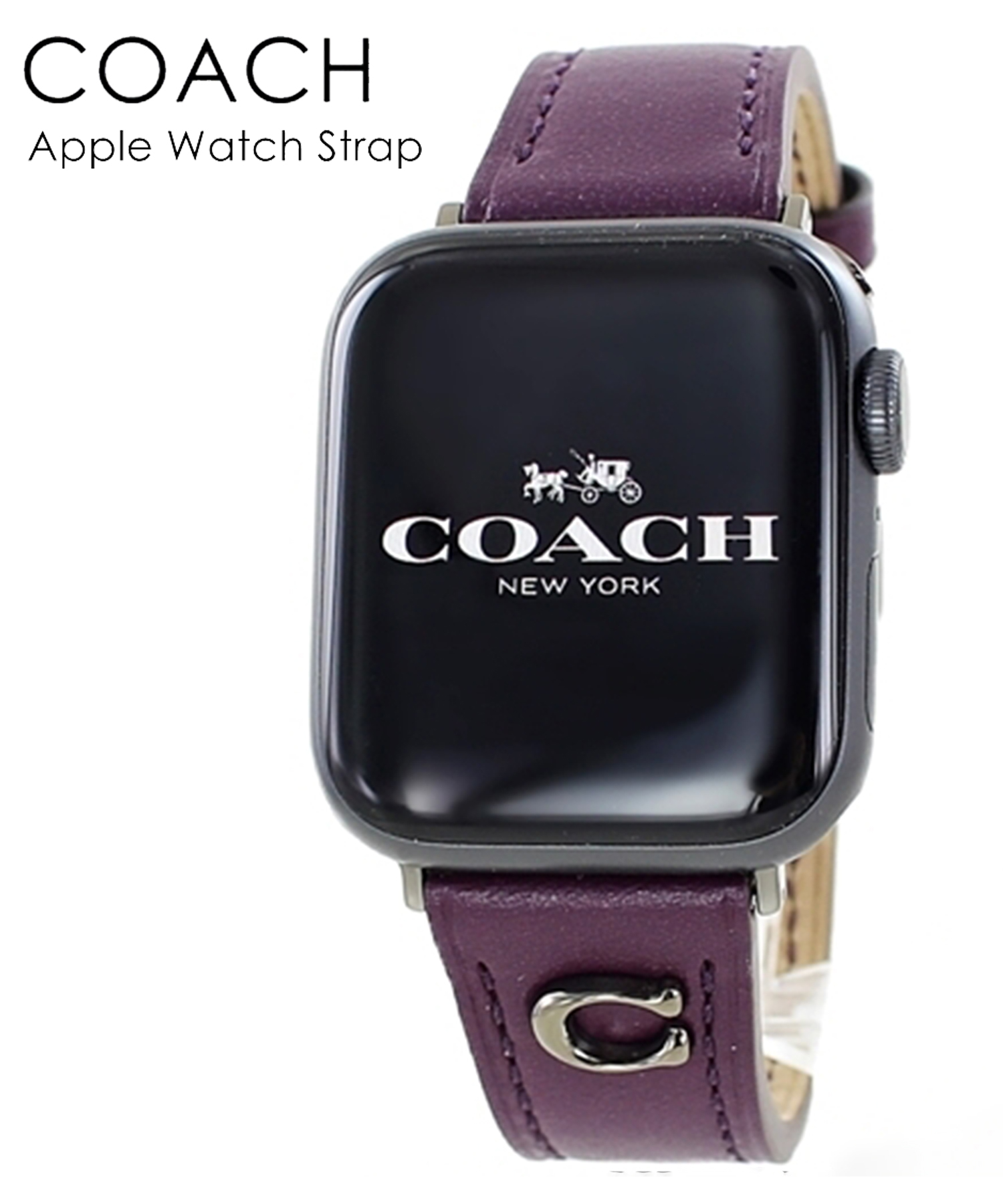 【COACH / コーチ】アップルウォッチ バンド レザー / Apple Watch Series ギフト プレゼント 贈り物