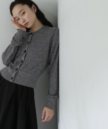 NATURAL BEAUTY BASIC/シャイニーラメニット SETUP カーディガン/505860774