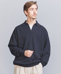 BEAUTY&YOUTH UNITED ARROWS(ビューティーアンドユース　ユナイテッドアローズ)/リングコットン スキッパー ニット/NAVY