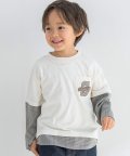 SLAP SLIP/チェック柄レイヤード長袖Tシャツ(80~130cm)/505877071